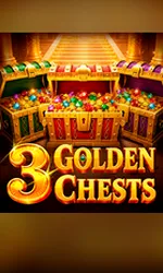 3 Golden Chests medieval castle slot game with three golden treasure chests